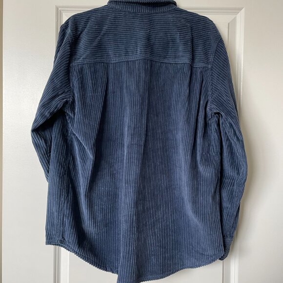 CHROME HEARTS Blue Corduroy Button Up Shirt - Picture 4 of 4